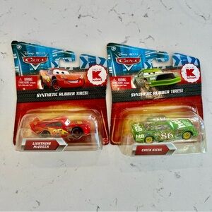 Disney Pixar Cars Lighting McQueen & Chick Hicks Diecast Car